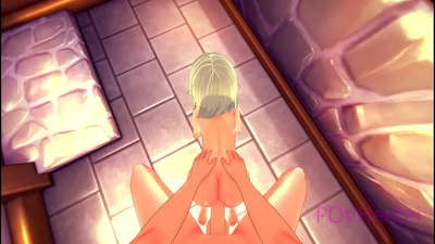 (Trap) Tinutulungan ka ng Elvish maid na hugasan ang iyong mukha.